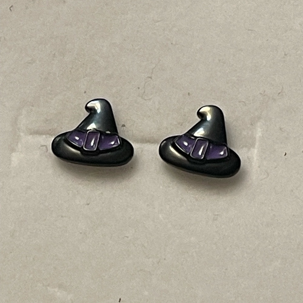 Witch Hat Studs - image 2